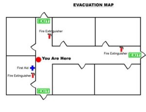 evacuation map